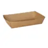 Pommes-Frites-Trays pure 10,5 x 17 cm braun groß 50 St.